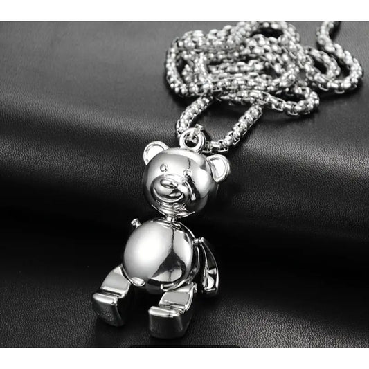 Bear moveable fidget pendant necklaces £6.99