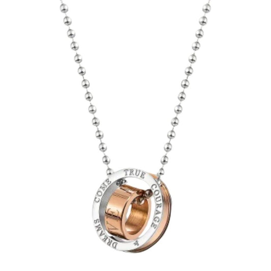 Dreams Come True Fidget Necklace Rose Coloured £6.99